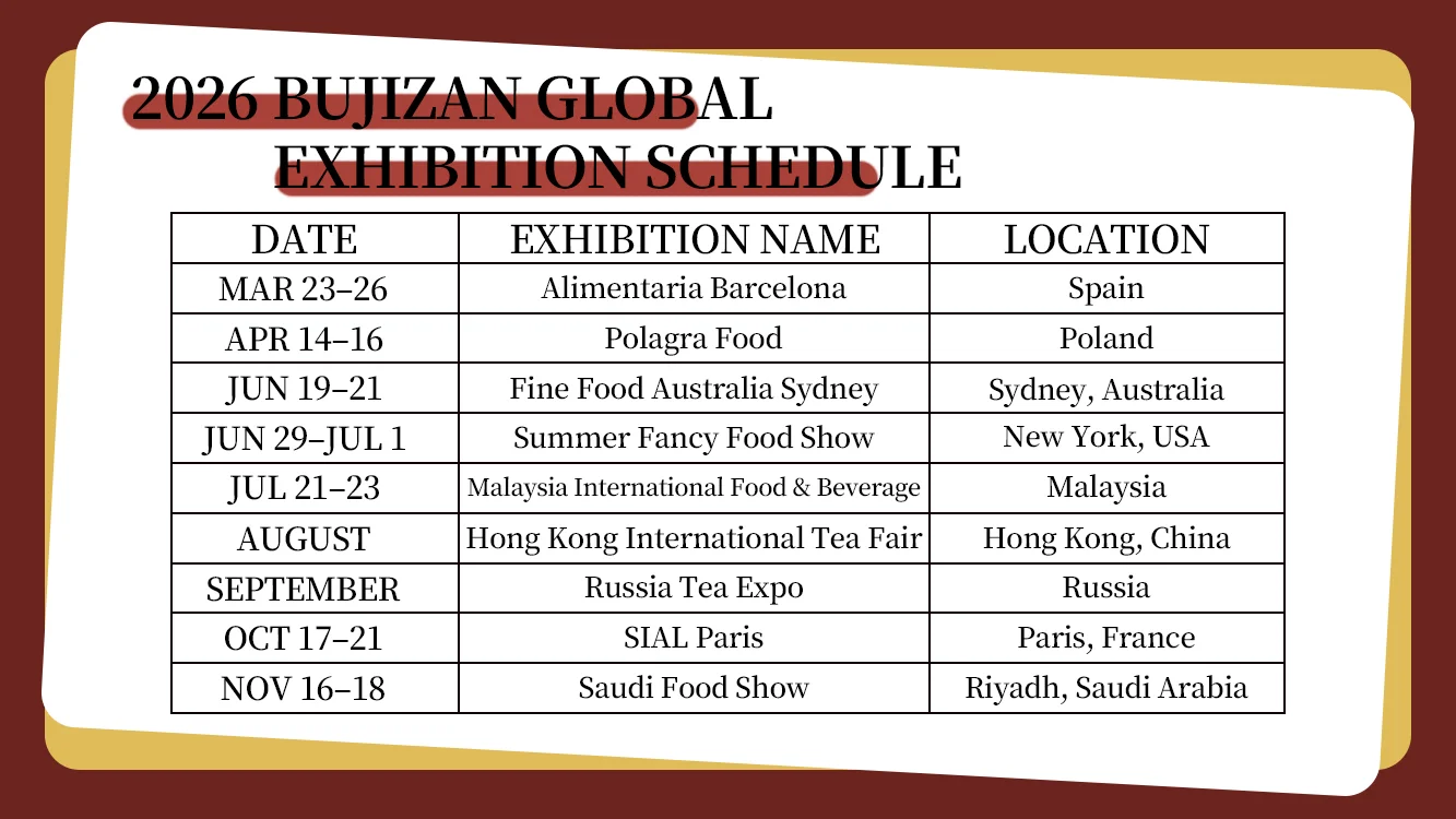 2026 Bujizan Global Exhibition Schedule